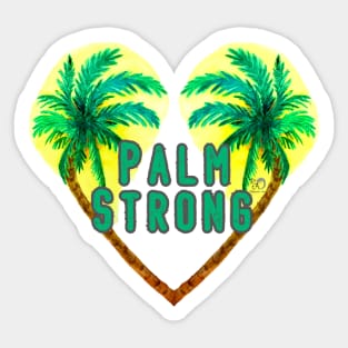 Palm Strong Original Art Sticker